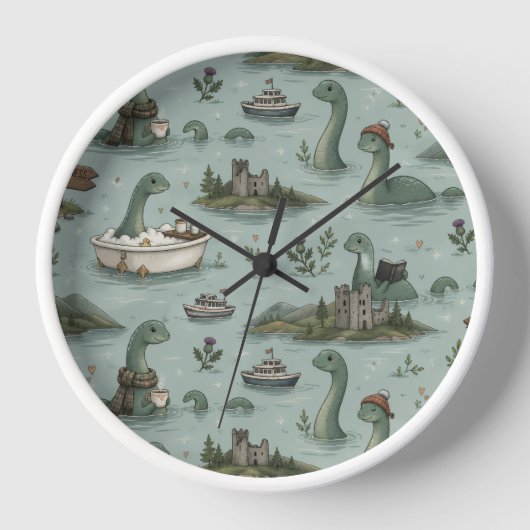 Horloge Monstre du Loch Ness  (Recto)
