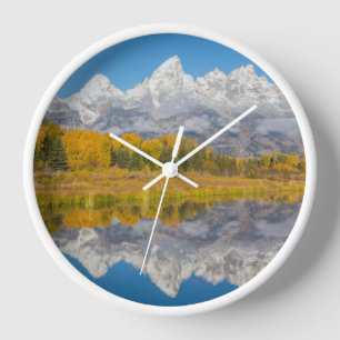 Horloge Montagnes Grand Teton Wyoming