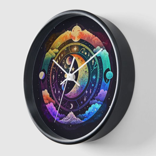 Horloge Moon Dreams Wall Clock (Angle)