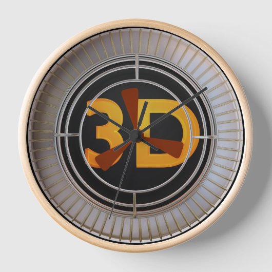 Horloge Moteur 3D (Recto)