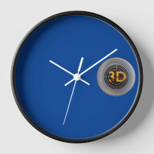Horloge Moteur 3D