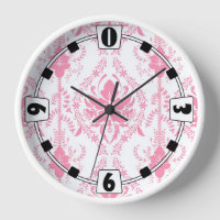 motif damassé rose blanc