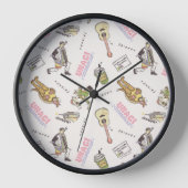 Horloge Motif de dessin animé Tan FRIENDS™ (Recto)