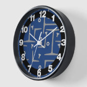 Horloge Motif de dessin en acier structurel (Angle)
