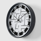 Horloge Motif de dessin en acier structurel (Angle)