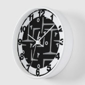 Horloge Motif de dessin en acier structurel (Angle)