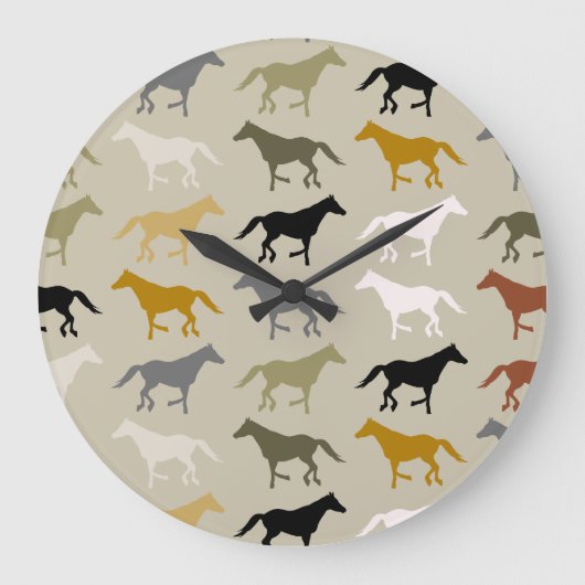 Horloge Motif des chevaux (Recto)