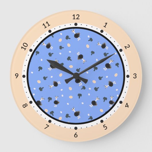 Horloge motif d'Ostrich (Recto)