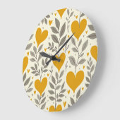 Horloge Motif du coeur (Angle)