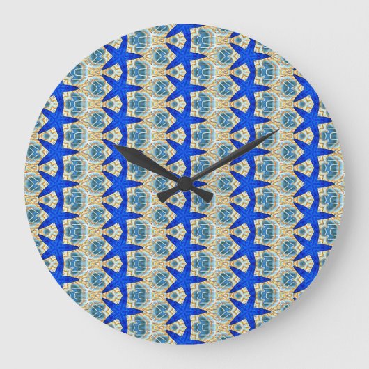 horloge motif étoile bleue (Recto)