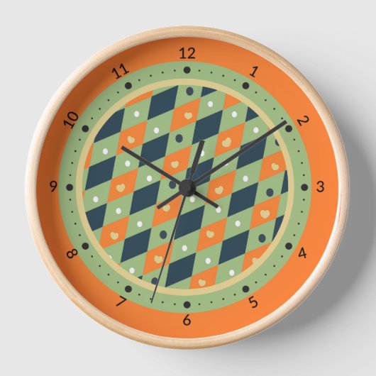 Horloge Motif géométrique (Recto)