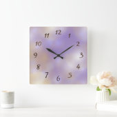 horloge motif lilac (Maison)