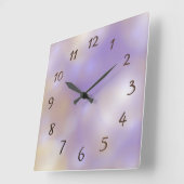 horloge motif lilac (Angle)