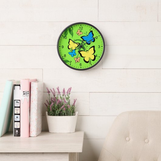 Horloge Motif papillon (Salle de lecture)