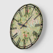 Horloge Motif William Morris (Angle)