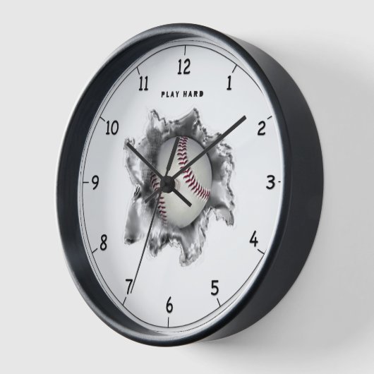 Horloge Motivation du baseball (Angle)