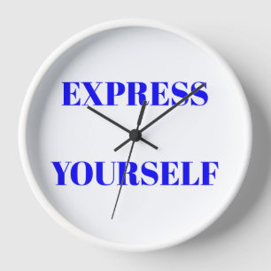 Horloge Motivation mots idéal inspirateur design mignon