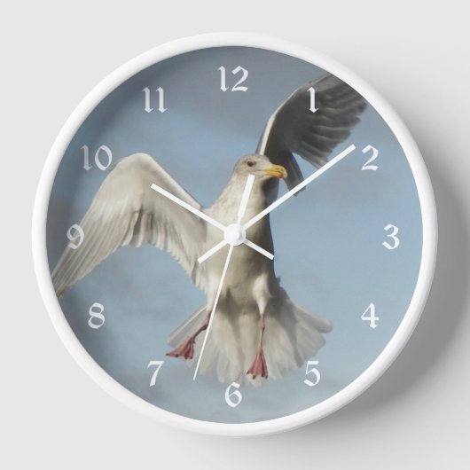 Horloge Mouette en vol (Recto)