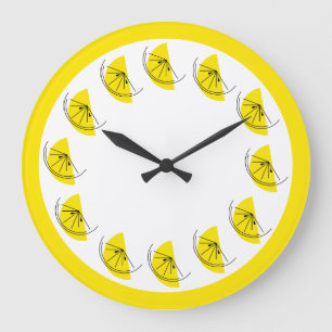 Horloge multiple Citron rond