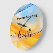 Horloge Mur Acrylique Dentaire Dentiste Office ten (Angle)