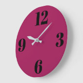 Horloge Mur Acrylique - En Rose (Angle)