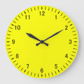 Horloge Mur Acrylique Jaune 21A (Recto)