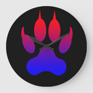 Horloge Mur Acrylique Paw Tiger