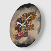 Horloge Mur Acrylique Ronde 0,75" - Ils Ne Nous Ai (Angle)