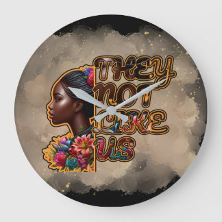 Horloge Mur Acrylique Ronde 0,75" - Ils Ne Nous Ai