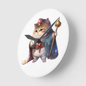 Horloge Mur Acrylique Ronde 8" (Angle)