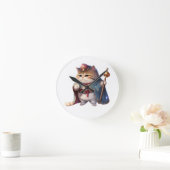 Horloge Mur Acrylique Ronde 8" (Maison)