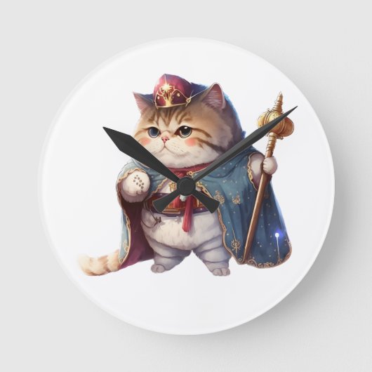 Horloge Mur Acrylique Ronde 8" (Recto)