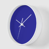 Horloge Mur bleu Cobalt (Angle)