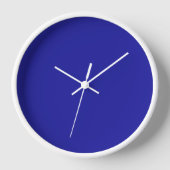 Horloge Mur bleu Cobalt (Recto)
