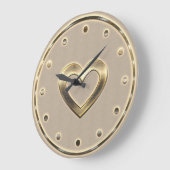 Horloge Mur Coeur D'Or (Angle)