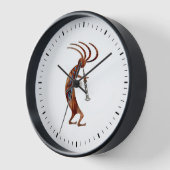 Horloge Mur de danseur Kokopelli Sud-Ouest (Angle)