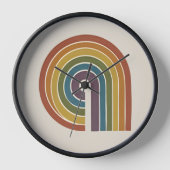 Horloge Mur de fierté moderne du milieu du siècle (Recto)