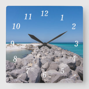 Horloge Mur De Jetty De Shell Island