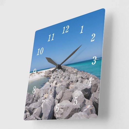Horloge Mur De Jetty De Shell Island (Angle)