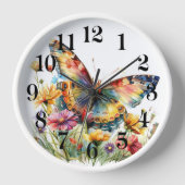 Horloge Mur de Papillon (Recto)