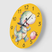 Horloge Mur Dino-T-Rex (Angle)