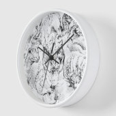 Horloge Mur Dinosaure Décor De Salle Jurassique (Angle)