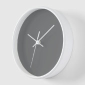 Horloge Mur Gris Et Blanc (Angle)
