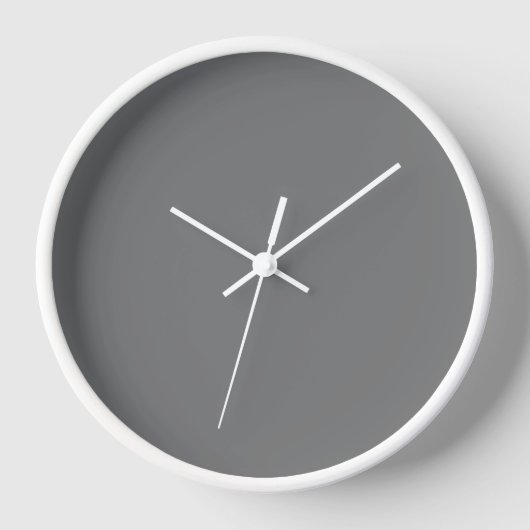 Horloge Mur Gris Et Blanc (Recto)