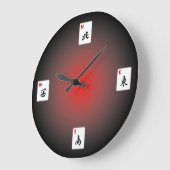 Horloge Mur Mah Jongg (Angle)