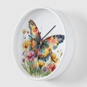 Horloge Mur papillon (Angle)