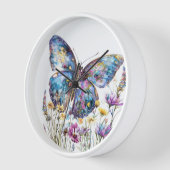 Horloge Mur papillon (Angle)