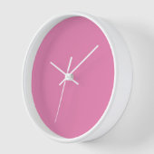 Horloge Mur rose rose (Angle)