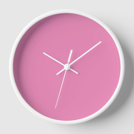 Horloge Mur rose rose (Recto)