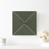 Horloge Mur X-Motif Vert Moss (Maison)